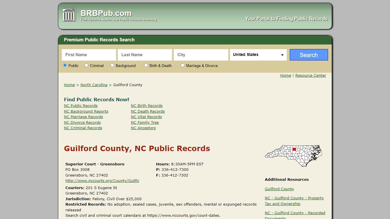 Guilford County Public Records | Search North Carolina ...